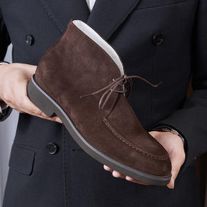 Zapatos Oxford de Cuero Genuino Estilo Británico para Hombre, Antideslizantes, con Cordones, Formales, de Oficina, Transpirables y Ligeros - Product Image 1