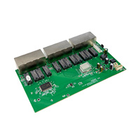 Switch PoE Passif 24 Ports 24V 10/100 Mbps 45+78W – Alimentation Réseau PCBA pour Téléphone IP et Affichage LED