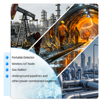 DUOTESI Sensor Gas Mudah Terbakar NDIR Tahan Ledakan Berukuran Kecil Daya Rendah untuk Industri Pertambangan Minyak 0-100%LEL T90<20s