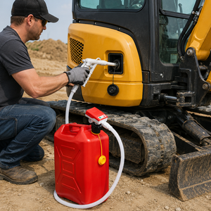 Portable Fuel Transfer <b>Pump</b> for Workshop Garage and Farm Use Portable Fuel Transfer <b>Pump</b> with Flexible Hose and Fast Delivery - Product Image 4