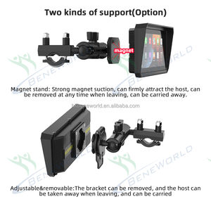 6.86 pouces moto sans fil Carplay Android Auto écran intelligent GPS Navigation double caméra 720P 64GB TF carte TPMS 1 an - Product Image 5