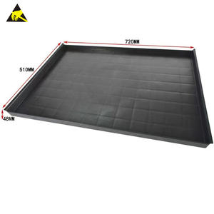 <span class=keywords><strong>Berserk</strong></span> Divisor Cost Case Esd Cubo de basura Caja antiestática grande Bandejas de plástico para piezas - Product Image 1