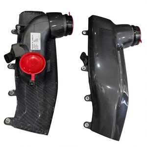 ท่อร่วมไอดีคาร์บอนไฟเบอร์แห้งคุณภาพสูงสำหรับ Ferrari 488 F8 812 รุ่น Pista Style  314837, 314838 - Product Image 4