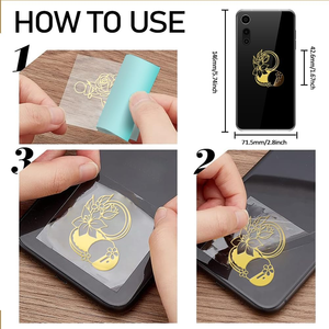 Calcomanía Metálica Ecológica de Venta Caliente, Adhesivo Epóxico Impermeable con Barniz Brillante, Forma Personalizada para Decoración de Álbumes de Recortes - Spark - Product Image 6