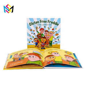Usine d'impression d'emballages personnalisés, livre d'images pour enfants à couverture rigide, livre de lecture pour enfants sur le thème de la <span class=keywords><strong>santé</strong></span> et de la nutrition sans gluten, dessin animé - Product Image 6