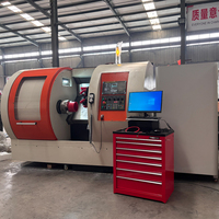 Mesin Bubut Cincin Segel CNC Horizontal SK60 Kontrol GSK Desain Khusus Vacuum Cleaner Akurasi Tinggi untuk Material PU/NBR/FKM/PTFE
