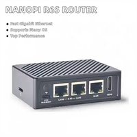 NanoPi R6S Orange Pi Series Carte de développement FriendlyWrt Android GPU VPU 8GB DDR4 32GB EMMc 2.5G Eth Ubuntu Debian RK3588S