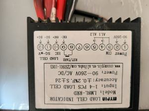 Contrôleur de pesage LM8L-RRD, connectivité à 4 capteurs, 2 relais programmables, écran tactile TFT LCD couleur 2,4 pouces, haute luminosité - Product Image 2