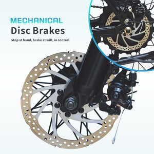 Bicicleta Eléctrica Plegable <span class=keywords><strong>GOSEN</strong></span> de 48V 750W, Llanta Gruesa de 20 Pulgadas, Batería Samsung de 30Ah, Largo Alcance, para Adultos - Product Image 4