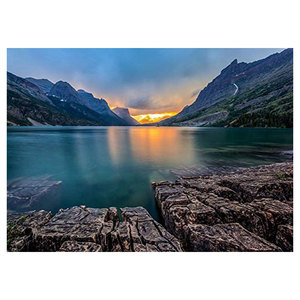 Meian Peinture au diamant moderne à faire soi-même, <span class=keywords><strong>paysage</strong></span> naturel <span class=keywords><strong>aquarelle</strong></span>, 30x40cm, sur toile, affiche, best-seller - Product Image 1