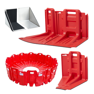 Barrera contra inundaciones de plástico apilable Diseño apilable Reducción de la ocupación de almacenamiento - Product Image 1