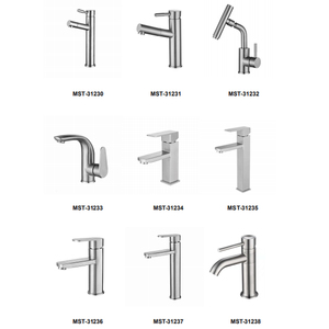 SANIPRO Tube en silicone bon marché peut être changé de couleur, mitigeur d'eau chaude et froide à montage mural <span class=keywords><strong>robinet</strong></span> de cuisine en zinc avec double poignée - Product Image 5