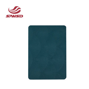 Tapis de fitness et de yoga antidérapant écologique Sansd, fabriqué en Chine, avec logo personnalisé, échantillon gratuit, équipement de <span class=keywords><strong>gymnastique</strong></span> en TPE - Product Image 4