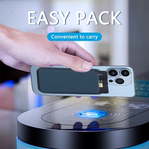 Tarjetero Magnético con Logotipo Personalizado, Funda de Cuero para Teléfono Celular, Cartera, Porta Tarjetas de Crédito para <span class=keywords><strong>iPhone</strong></span> 15 Pro 13 14 <span class=keywords><strong>12</strong></span> <span class=keywords><strong>Mini</strong></span> - Product Image 4