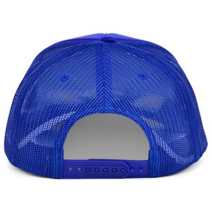 Gorra Clásica de 5 Paneles con Bordado Personalizado, Estampado de Burbujas, Cierre a Presión, Azul Marino, Malla de Poliéster y Espuma, Personalizada y a la Moda - Product Image 5