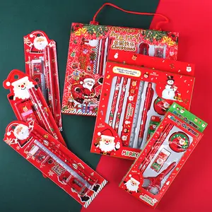2022 Wholesale Christmas 5 Pcs Set Stationery Pencil Set Student Sketch Pencil And Drawing Kits For Artist