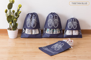 Bolsa Reutilizable con Cordón, No Tejida, Resistente a la Humedad, Ecológica, para Compras, Empaque de Zapatos y Calcetines, en Oferta - Product Image 4