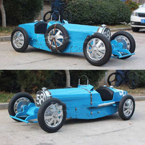 Yaratıcı Vintage yarış arabaları demir işi özel endüstriyel özel demir Metal modeli Bar dekor için benzersiz Vintage hazırlanmış modeller - Product Image 4