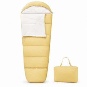 Detachable Foot Hooded Warm Sleep With Hand Carry Storage Bag for Adult Camping Hiking <b>Backpacking</b> Outdoor Trip - Product Image 1