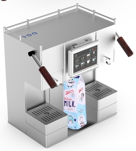 Máquina de café expreso italiana profesional, máquina de café con Espumador de leche, 2 grupos - Product Image 2