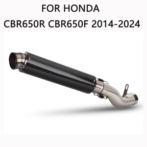 Silenciador de <span class=keywords><strong>escape</strong></span> <span class=keywords><strong>Yoshimura</strong></span> de aleación de carbono y titanio para motocicleta HONDA CBR650R CBR650F CB650R CB650F 2014-2024 - Product Image 1