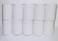 Bonne qualité 70g 65g 48g 55g rouleau de papier de registre thermique noir 80x80mm pour supermarché