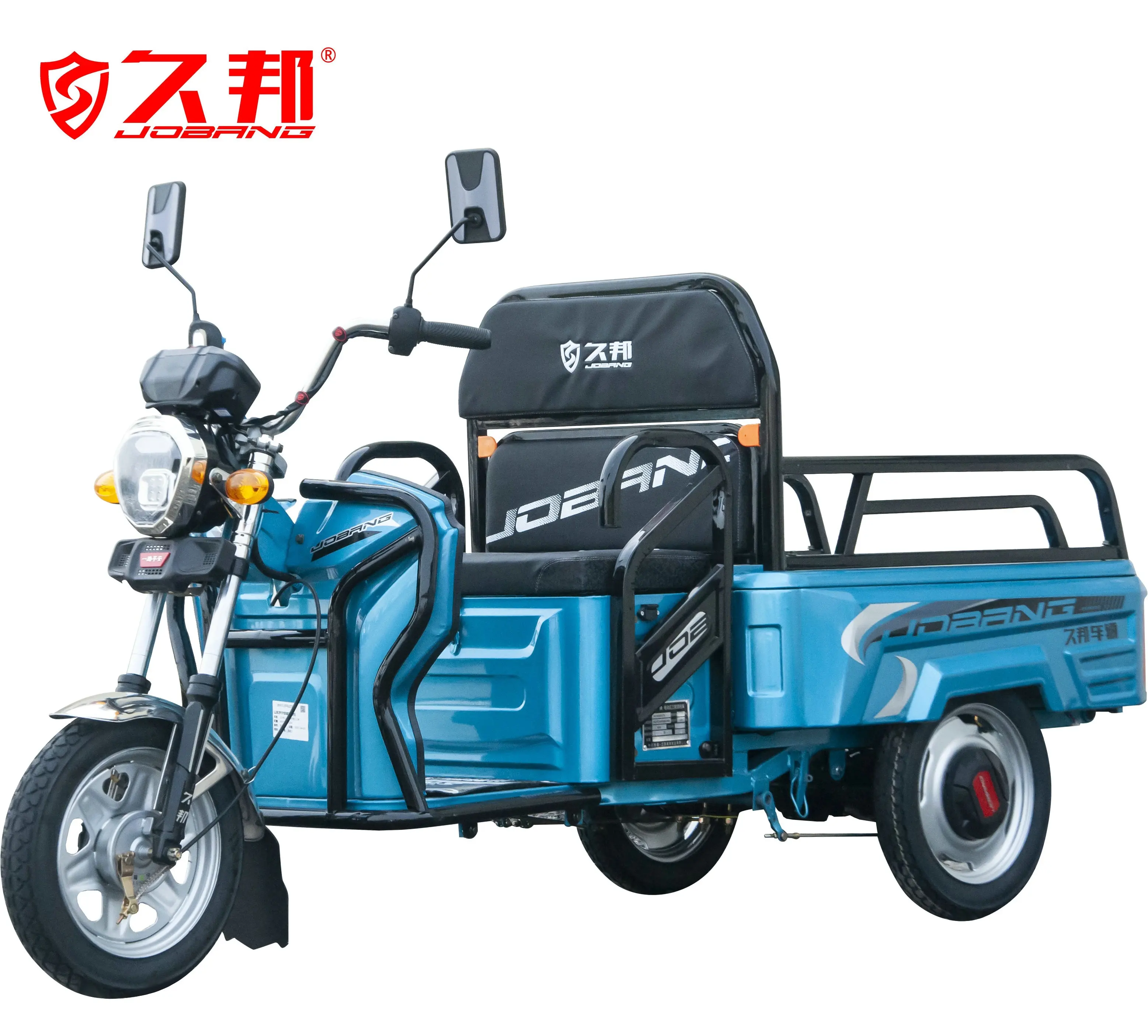 Kleine Cargo Elektrische Driewieler Voor Winkelen Oudere Man