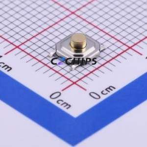 TS-1087S-02326 Tactile Switch SMD,5.2x5.2mm Switch Single Pole Single Throw Round Button Vertical Mount 5.2mm - Product Image 1