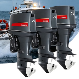 Nouveau moteur à essence 2 temps 3 cylindres 75 CV pour la rénovation/amélioration des bateaux de pêche, yachts et bateaux pneumatiques - Product Image 4
