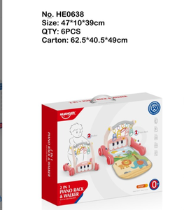 <span class=keywords><strong>Piano</strong></span> multifonctionnel pour bébé, chariot d'apprentissage de la marche, <span class=keywords><strong>piano</strong></span> à pédales 2-en-1, pour bébés de 0 à 3 ans - Product Image 5