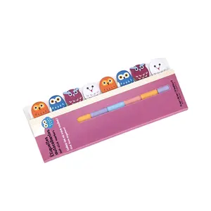 Bloc-notes autocollant personnalisé, note adhésive kawaii, tampon avec lettres imprimées