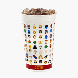 Tazas de bebida de cine Tazas de bebida fría 32OZ con tapa y pajita - Product Image 4