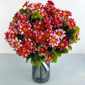 ช่อดอกเดซี่ประดิษฐ์ 30 ซม. ดอกไม้ผ้าไหมพลาสติก คุณภาพสูง ตกแต่งบ้าน อุปกรณ์ประกอบฉากงานแต่งงาน - Product Image 4