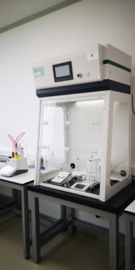 Clase II de seguridad biológica de flujo laminar de medio ambiente sin ductos campana de humos - Product Image 4