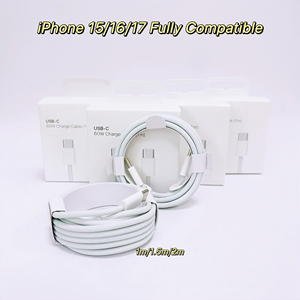 Cavo di Ricarica Intrecciato in Rame Puro da 1M 2M Tipo <span class=keywords><strong>C</strong></span> a Tipo <span class=keywords><strong>C</strong></span> 60W per iPhone 16, Cavo di Ricarica Rapida per iPhone 17 16 Pro Max 15 - Product Image 2