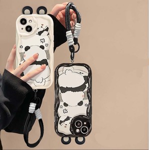 Cover per Cellulare in TPU con Cinturino Stile Orecchie di Panda in Terza Dimensione per <span class=keywords><strong>iPhone</strong></span> 6 7 8 Plus X Xr XS 11 12 13 <span class=keywords><strong>14</strong></span> 15 16 <span class=keywords><strong>Pro</strong></span> <span class=keywords><strong>Max</strong></span> - Product Image 1
