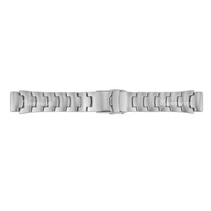 Bracelet de montre rétro vintage respirant en acier inoxydable de 20 mm avec fermoir papillon pour Watch-Maenwvo - Product Image 1