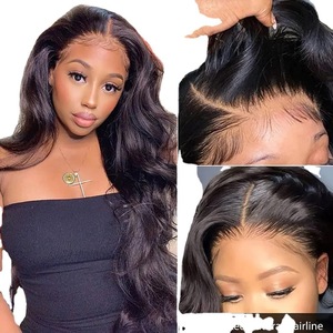 Nueva Peluca Larga Rizada con Encaje Frontal para Mujer, 100% Cabello Brasileño Color 99j, con Ondas Grandes, de Pequeño Fabricante, Dropshipping desde eBay - Product Image 5