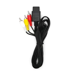 สายเคเบิลวิดีโอและเสียง6FT 1.8ม. สำหรับ Nintendo 64 RCA สายคอมโพสิตสำหรับ N64 NGC SNES <span class=keywords><strong>AV</strong></span> Wire - Product Image 6