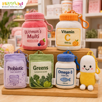 Fabricant de porte-clés en peluche personnalisés pour produits de santé, faible MOQ, porte-clés OEM pour cadeaux promotionnels, campagnes et acheteurs internationaux
