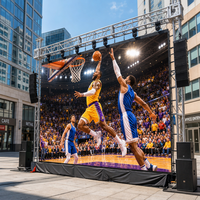 Écran LED de location P2.6 P2.9 P3.91 avec boîtier en aluminium moulé sous pression 500x1000mm pour mur vidéo d'événements scéniques