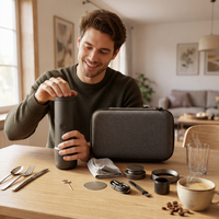 Nouvelle arrivée, machine à expresso portable, cafetière de voyage 58 mm, OEM ODM personnalisé