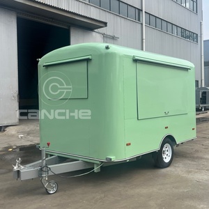 Vente chaude Équipement de restauration rapide Remorque de restauration rapide Camion de restauration rapide d'occasion avec congélateur à crème glacée - Product Image 4