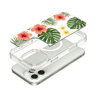 Nouvelle coque de téléphone magnétique détachable en TPU+PC avec impression UV et motif DIY par transfert thermique, sublimation 2D pour iPhone Samsung
