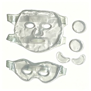 Masque rafraîchissant pour les yeux et le visage de qualité médicale ChillGel avec technologie anti-gonflement, compresse de glace pour les yeux, sac de soins personnels - Product Image 4