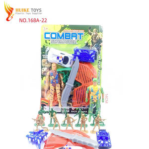 男の子おもちゃ私たち子供のための軍兵士ヘルメットフィギュア帽子武器男性プラスチックセットアクションフィギュア2026年 - Product Image 1