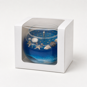 LF Handgemachte Gel-Kerze mit Meeresduft und Muscheln, Luxus-Aromakerzen OEM für Hochzeitsgeschenke, Großhandel Geschenkkerzen - Product Image 4