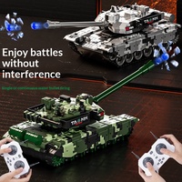 Grand modèle de char télécommandé Type 99 pour enfants, véhicule à chenilles de simulation avec tir électrique NF