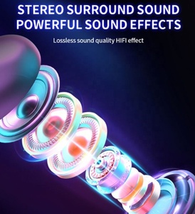 Daily Commute True Wireless In-Ear <b>LED</b> Digital Display for 5.2 Low Latency Reverse Charging Touch <b>Wire</b> - Product Image 2