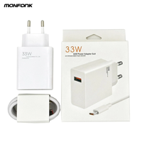 Charger USB 33W 67W 120W Laris Manis, Kabel USB C 6A, Adaptor Daya Pengisian Cepat USB-A untuk Xiaomi Mi11/Mi112 Pro